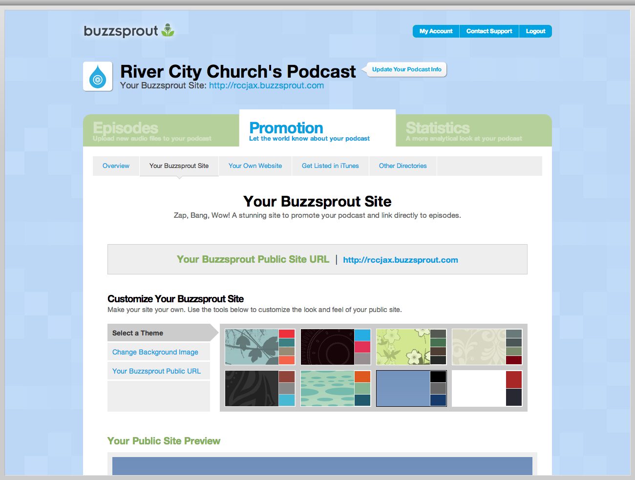 Get Started with Church Podcasting 1 Buzzsprout Site