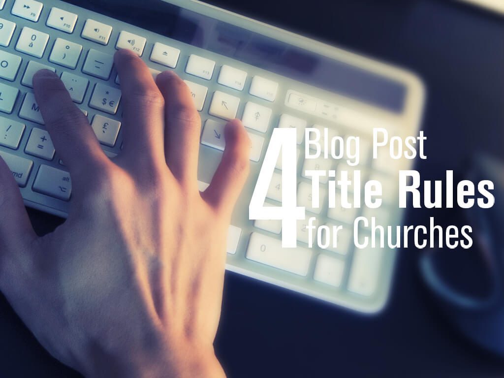 You’ve written an amazing, helpful post for your church blog. The post is solid, and isn’t making any rookie mistakes. You’re just about ready to hit “Go.” All you need is a title. And that’s important. When it comes to reading your church blog, 6 out of 10 people will only read the headline, and the headline will actually influence what people get out of the article if they do read it. If blog post titles are so important, you need a strategy for writing winning titles every time. Your blog post titles are going to play a big role in how your church ministers online, whether you’re just updating people on the latest church picnic or giving them a list of places to find Sunday school lessons online. Here’s a list of guidelines to keep in mind as you’re writing blog post titles for your church. 1. Blog post titles should be 69 characters or less (including spaces). You can probably think of a few reasons you would want to keep your headlines short. You want to get your point across quickly. You want to give people a quick, punchy first impression of your blog post. But another reason to keep your headlines short has more to do with the technology that people use to find your blog than it has to do with the people reading the headline. Here’s why: Google is only going to show the first 69 characters of your blog post title in search results. If you want your blog posts to show up in the search engines (and who doesn’t?), you need to pay attention to how long your titles are. A title with the right length shows up just fine in the search results. But once your title crosses that 69-character limit, the tail end gets cut off to make the title fit. SERP-church-blog-post-title-length That can be a huge bummer, especially if some of the most important information in your title is toward the end of it (see rule #3 for more on that). 2. Blog post titles should be descriptive, not cryptic. Remember when it was 2013 and your Facebook feed was chock-full of headlines like these? This Woman did Something No Man would EVER do! If This makes You Uncomfortable, good You won’t believe what this man found under his back porch! If you’re not crying like a baby by 1:07, you’re a monster Me, too. It was a golden year for the viral clickbait blogs. But unless you’re trying to turn your church blog into the next Christian UpWorthy, you probably shouldn’t use this tactic for your own posts. Here’s why: Clickbait-style headlines often intentionally leave out information regarding what the blog post is actually about. But both people and search engines like to know what they’re reading. Your blog post title is usually the first thing people will see when they encounter your blog post: If someone’s subscribed to your RSS feed, they will probably see your blog title in the email they get when you publish a new post. If someone’s following your church on Twitter, they will see the title of the post there (and certainly not much else) If someone Googles a topic your church wrote about (and if your article ranks), they will see the blog post title as the result. If you don’t set up a social-specific title for your post (which you can do with certain plugins), the blog post title is what people will see when they share a link to your post on Facebook. Your blog post title is often your first and only chance to get someone’s attention to your post. Wouldn’t you like to tell them why they should pay attention to it? But beyond that: search engines and clickbait don’t mix all that well. When Google looks at your blog post, it assumes you’ve used the title to describe what that post is about. So, when you write a blog post title, make sure it reflects what the blog post is actually about. Include key words from your blog post in the title (you’ll notice this post has “church” and “blog post title” in the headline). Have your title set an expectation that your post will deliver on. Here’s an example: suppose you wrote a fantastic post on tithing in the Bible, and you’re weighing two titles in your mind: Tithing: what does the Bible say? The one thing that makes churchgoers most uncomfortable is . . . The second one may be more provocative. But you’ll have a better chance of ranking for “tithing” (and catching the attention of people who want to know about tithing) if you go with the first option. It goes beyond just ranking in search engines, though. Your subscribers want to know what you’re giving them to read. You want to be descriptive with every blog post—not just the ones you want to show up in search engines. For example, if your church publishes a weekly roundup of announcements from the church community, you might be tempted to title the post, “Weekly roundup, [DATE].” But you can be more descriptive than that! Tell your blog readers what they’ll find in the roundup. Try something like: “Roundup: Food Pantry, Work Days, Baptism BBQ!” Just to sum up: clear, descriptive blog titles win in the long run. 3. Treat the first two words as prime real estate. You already know your title should be 69 characters or less in length. But where should your most important information go? As close to the beginning as possible. Due to the way people read online, you can only count on readers understanding the first 11 characters of your headline. (You can read up on why this happens here.) Only the first 11 characters! Obviously, your church can’t cram every single blog post title into 11 characters, but you can work to push the most important information up front. So before you publish your church’s next blog post, look at the first two words and ask yourself: Am I using this space well? Is there a way for me to put more meaningful, descriptive, interest-generating information up front? This is what we did with Disciplr’s World Map of Christian Apps post. We were ranking at about #4 in search engine results for “Christian apps” with the title, “The World Map of Christian Apps: 48 apps you should know.” But then we changed the title to read: “Christian Apps: 48 apps you should know [infographic]” At the time I write this article, we’re #2 in the search engines: SERP-world-map-christian-apps This is a practice we use for any SEO-oriented blog post we write at Disciplr. When we want to rank for “Sunday school lessons,” we write posts that put “Sunday school lessons” at the front of the title. Your church can do this, too. If you’re writing a piece that you think will have long-term value in the search engines, do what you can to put those keywords toward the front of the title. 4. Come up with at least five options, then choose the best. It’s my tendency to want to lay out a formula for a killer blog post title and then just write a winning title on my first try. But that barely ever happens. One of the most helpful habits for me has been getting in front of a whiteboard (or a pen and paper) and just writing down lots of title ideas for a given blog post. There’s something about coming up with idea after idea that makes it easier to throw out the bad ones and merge the good ones into better ones. As a rule of thumb, it’s good to come up with at least five blog post titles for your blog (more wouldn’t hurt!), and then narrow it down to one winner. You could make this call yourself, or you could pull some of the church staff together to see which one resonates best. Either way, you’ll come up with more winning blog titles than you would if you just wrote the title once and moved on. These are some of the guidelines your church should keep in mind when writing blog post titles. What other tricks have worked for you in writing headlines?