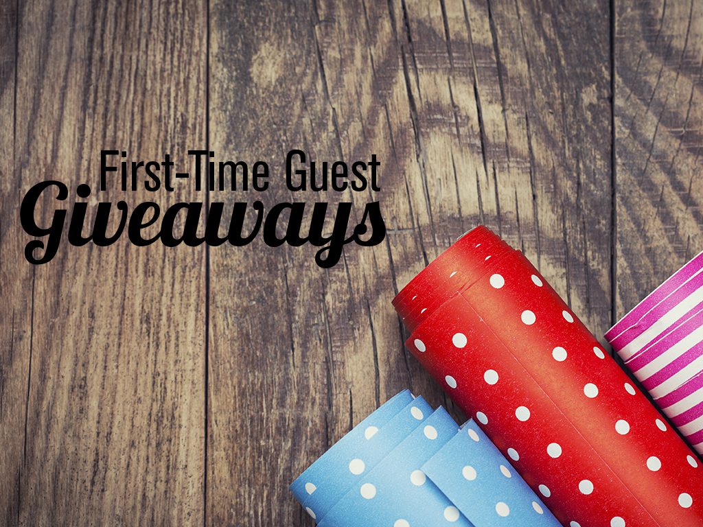 10 First-Time Guests Giveaways