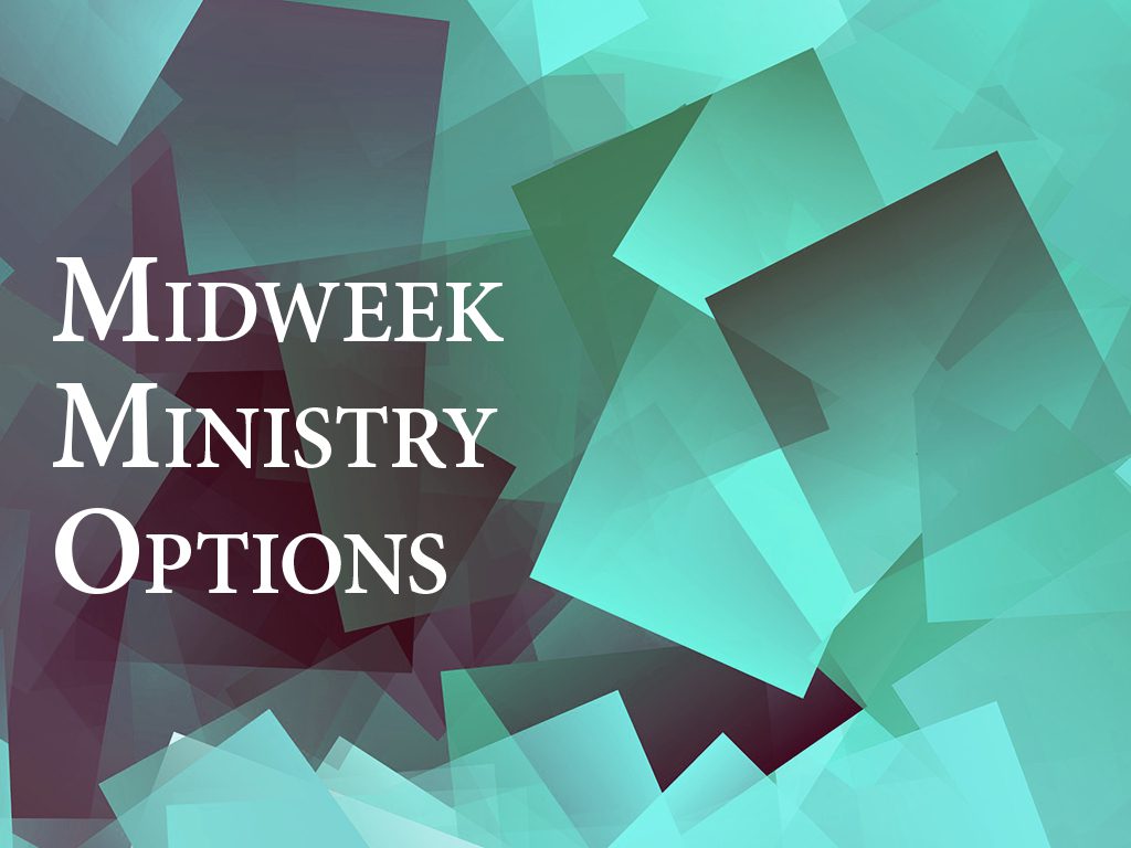Midweek Ministry Options