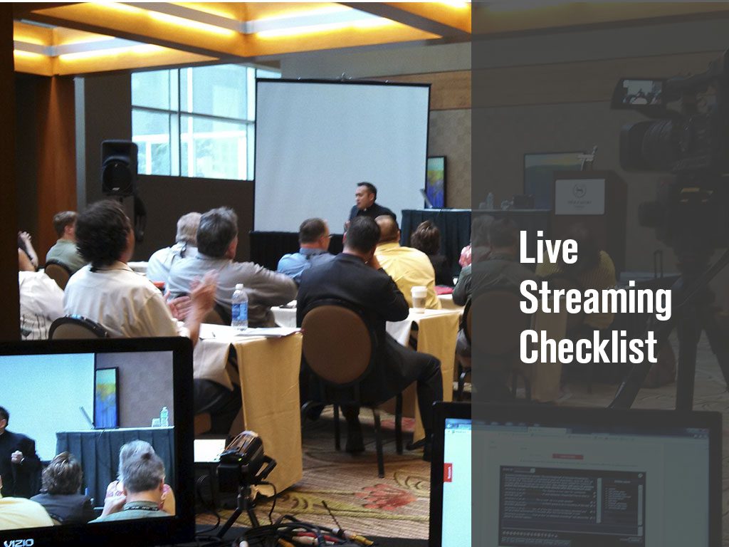 4-Point Checklist for Live Streaming Church Events