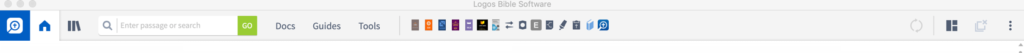 logos 8 desktop toolbar