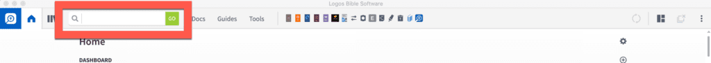 logos 8 search box