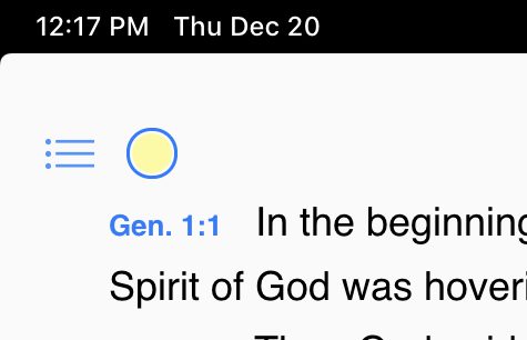 accordance mobile highlightingn turnned on