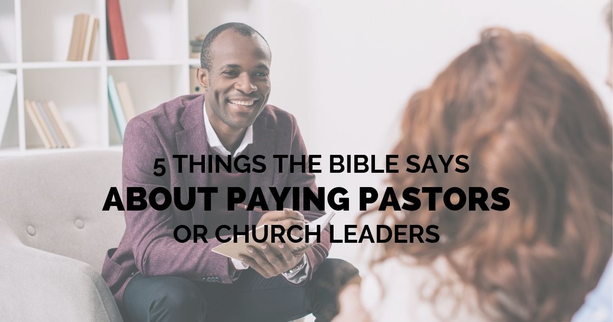 Should you pay your pastor for counseling?