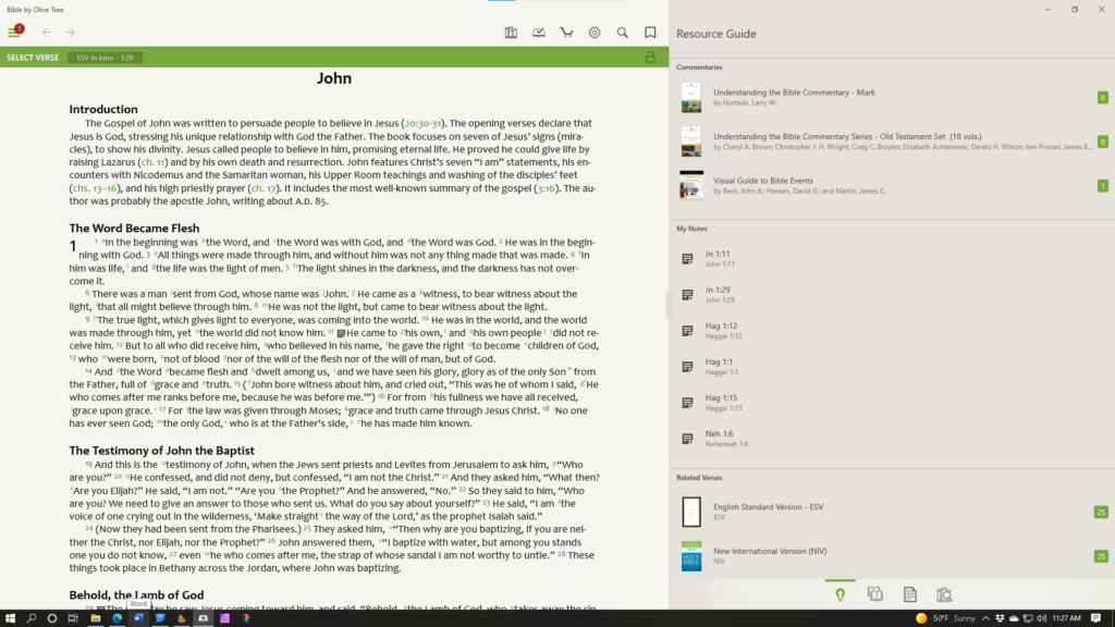 olive tree bible software