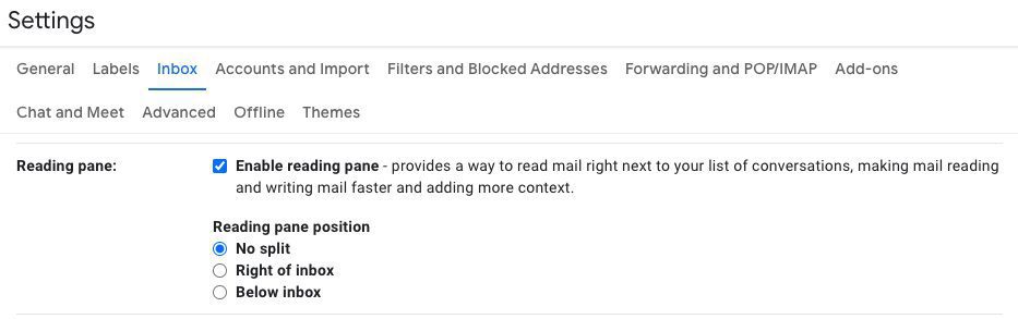 07 – Enable the Reading Pane