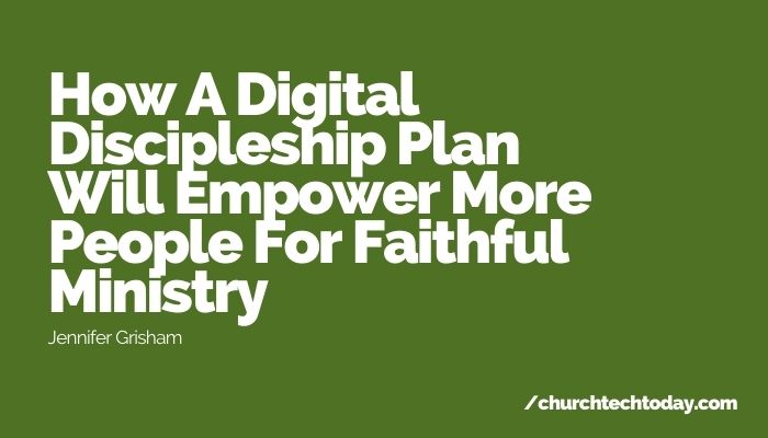 Discover tools for digital discipleship that will encourage people in every stage of church investment.
