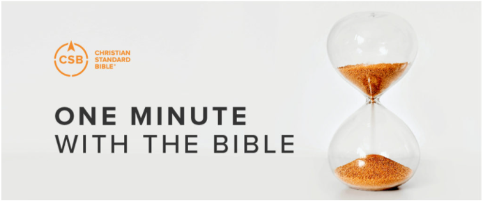 One Minute With the Bible