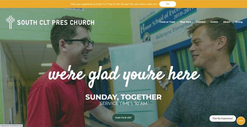 Epic church website design examples by Ministry Designs, created with their church website builder, Omega.