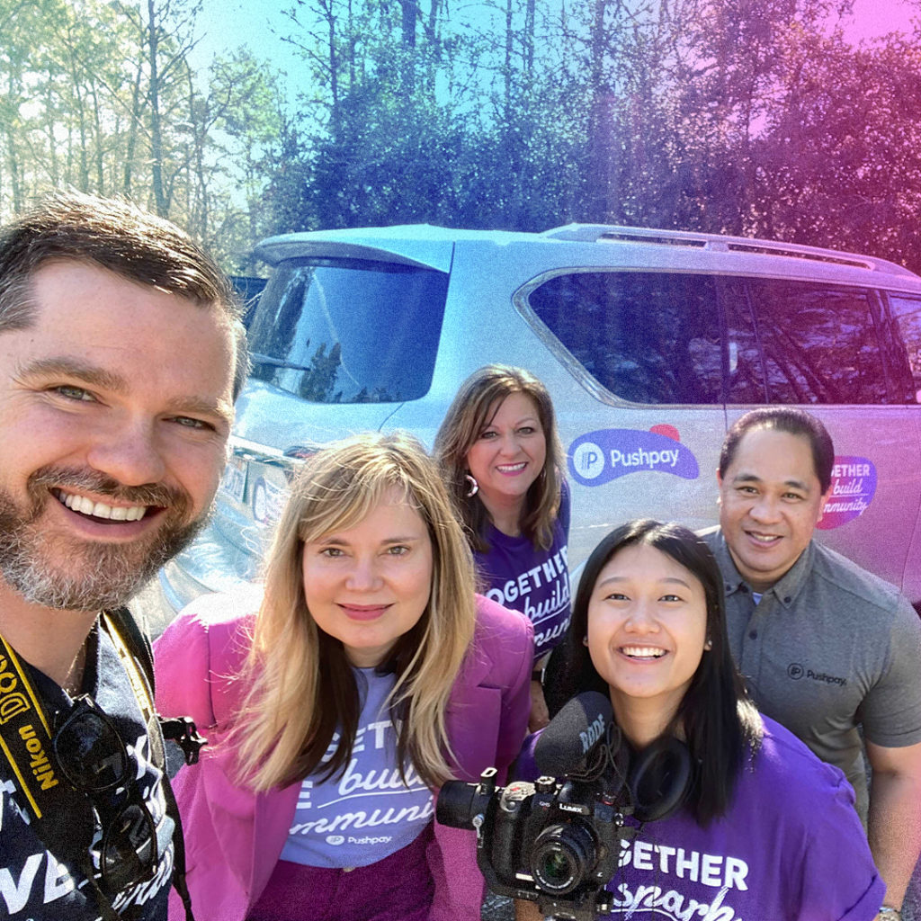 Discover how the Pushpay #TogetherWe campaign team served others and witnessed the positive impact Pushpay makes on communities.