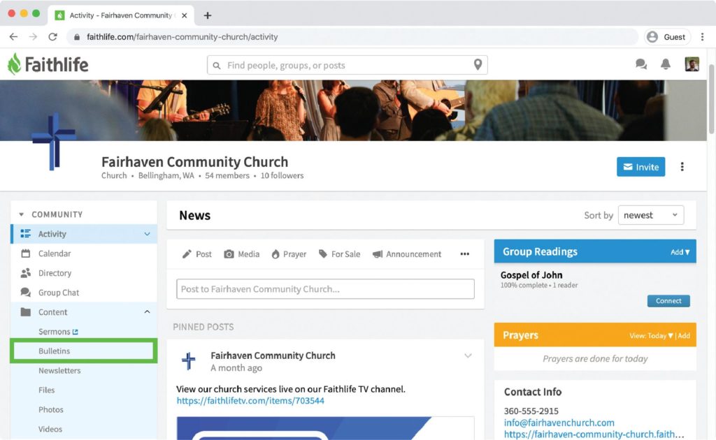 Use digital bulletins to increase connection and involvement in the life of your church while to meeting everyone’s needs.