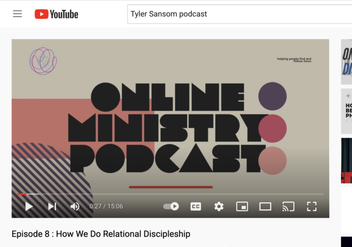 tyler sansom relational discipleship church online