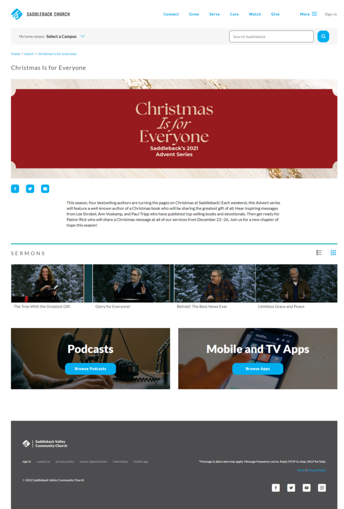 Don’t reinvent the wheel. Take a cue from these excellent Christmas website landing pages.
