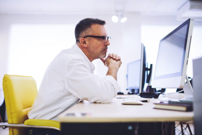 A pastor uses Logos Bible Study App to prepare a sermon.