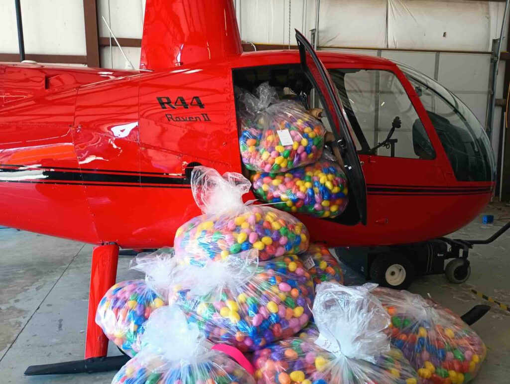Liquid Church Easter Egg Hunt Helicopter