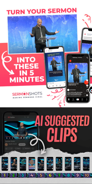 Turn sermon video into clips with ai