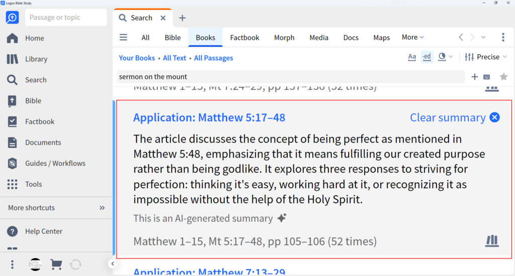 03 How to See an AI Summary of Your Printed Book results