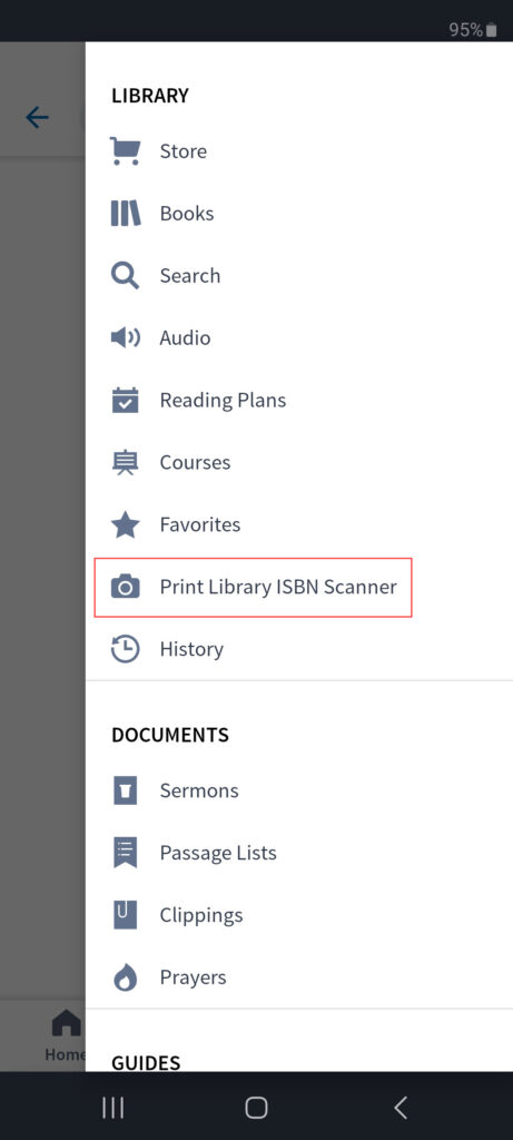Add a Physical Book to Your Logos Library from Mobile scanner