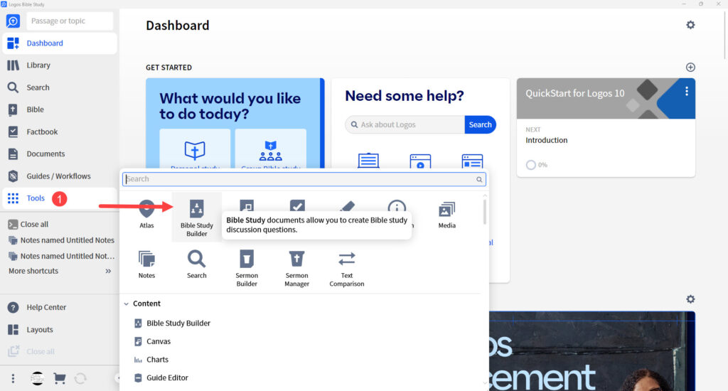 01 Bible Study Builder Where to Find Bible Study Builder