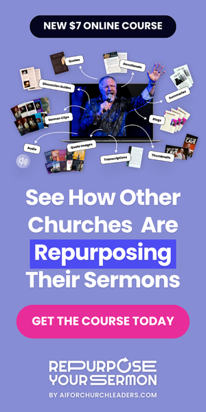 Ad for Repurpose Your Sermon