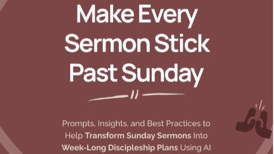 What If Your Sermons Didn’t End On Sunday? The Future Of Always-On Discipleship Tools 4 Capture