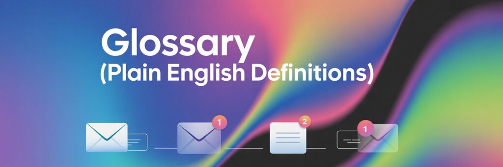 church communications email glossary