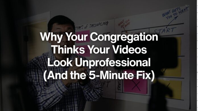 Video composition framing tips for churches