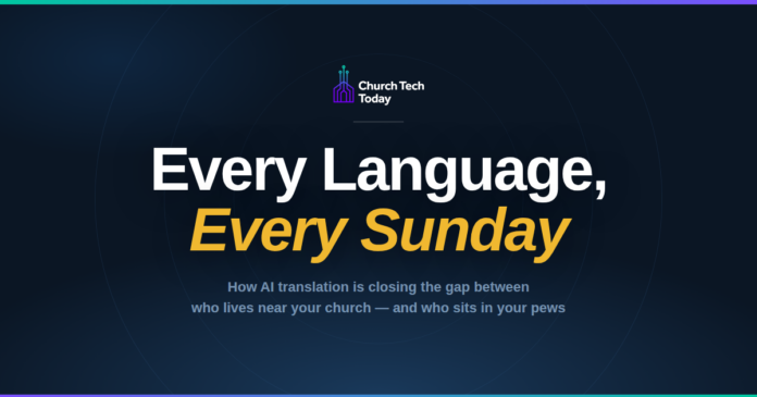 Ai translation for churches