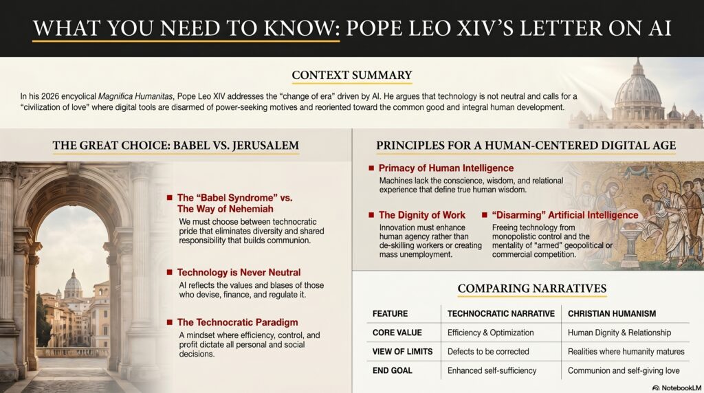 Pope Vatican Encyclical Letter on AI